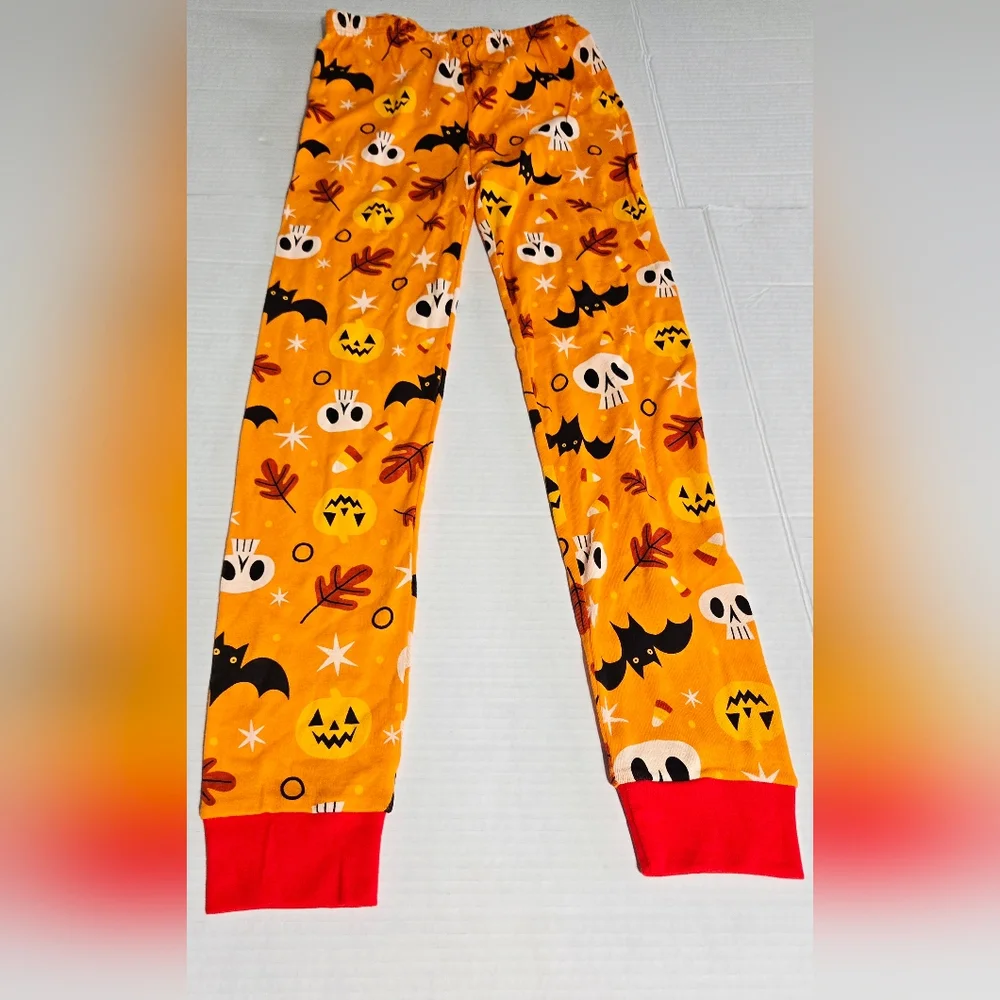 Orange Halloween ABeCue 100% Cotton PJs Size 12 Bats‎ Unisex